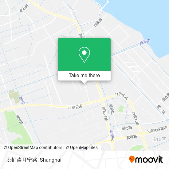 塔虹路月宁路 map