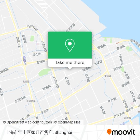 上海市宝山区家旺百货店 map