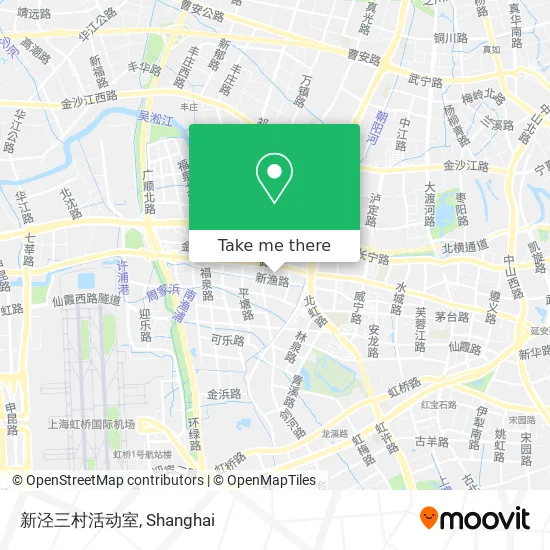 新泾三村活动室 map