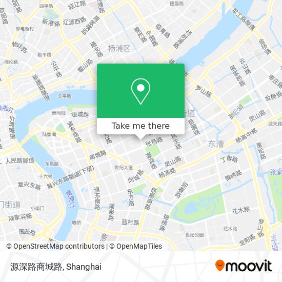 源深路商城路 map