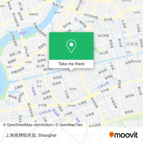 上海摇牌晾衣架 map