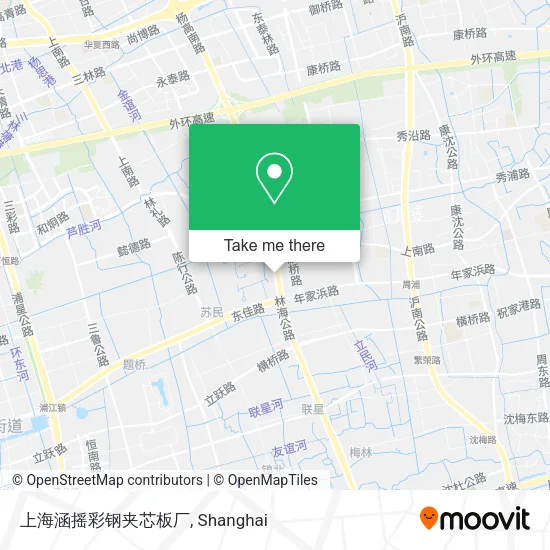 上海涵摇彩钢夹芯板厂 map
