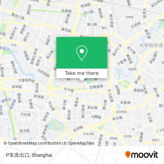 P车库出口 map