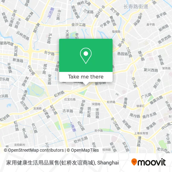 家用健康生活用品展售(虹桥友谊商城) map