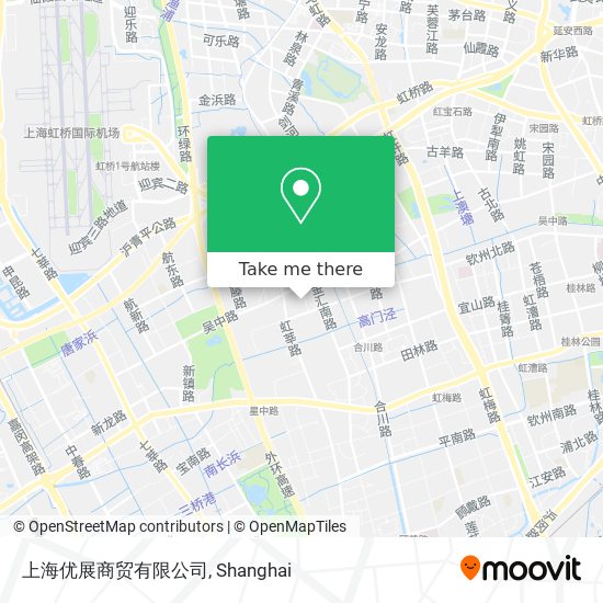 上海优展商贸有限公司 map