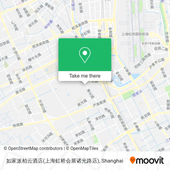 如家派柏云酒店(上海虹桥会展诸光路店) map