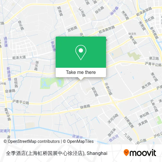 全季酒店(上海虹桥国展中心徐泾店) map