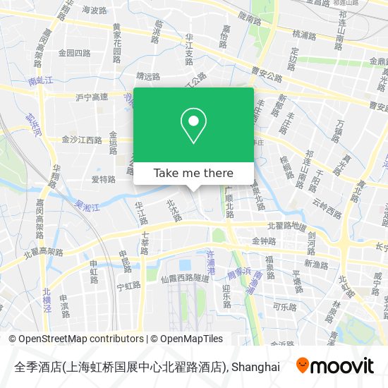 全季酒店(上海虹桥国展中心北翟路酒店) map