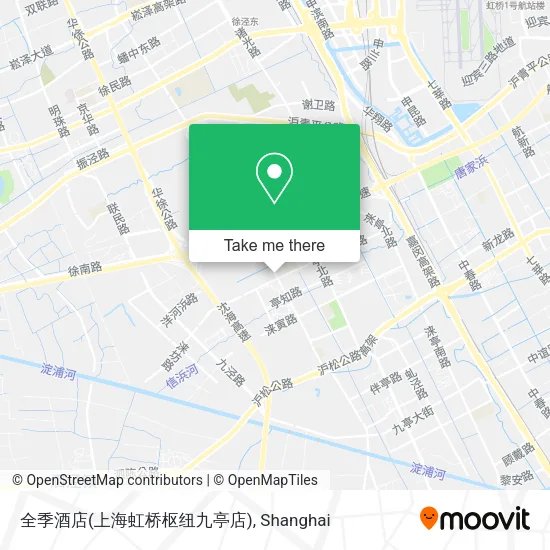 全季酒店(上海虹桥枢纽九亭店) map