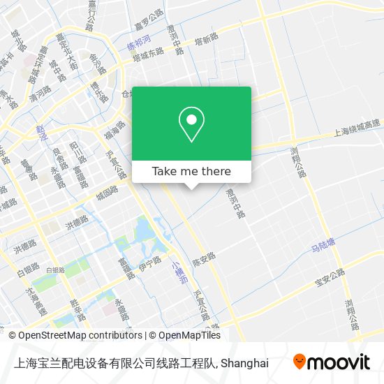 上海宝兰配电设备有限公司线路工程队 map