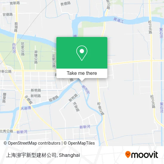 上海泖宇新型建材公司 map