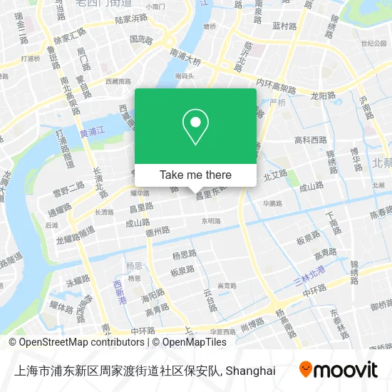 上海市浦东新区周家渡街道社区保安队 map