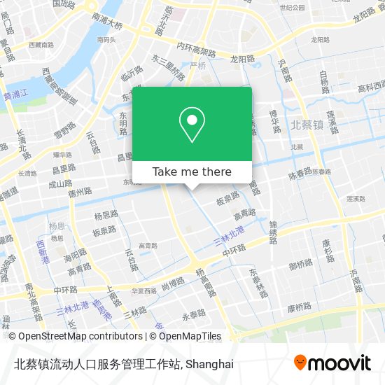 北蔡镇流动人口服务管理工作站 map