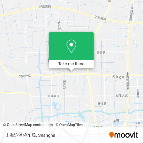 上海淀浦停车场 map