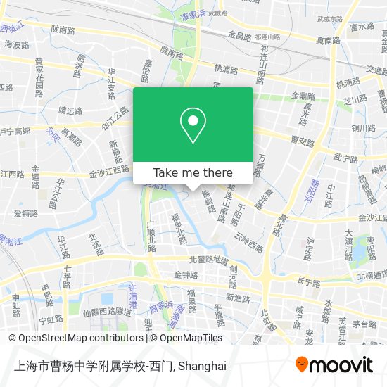 上海市曹杨中学附属学校-西门 map