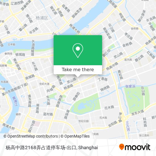 杨高中路2168弄占道停车场-出口 map