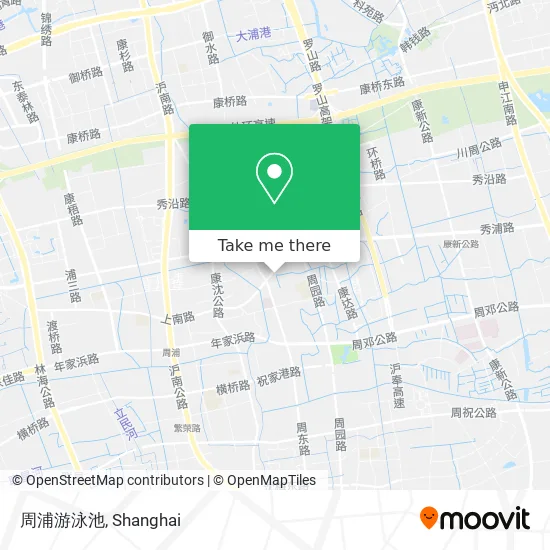 周浦游泳池 map