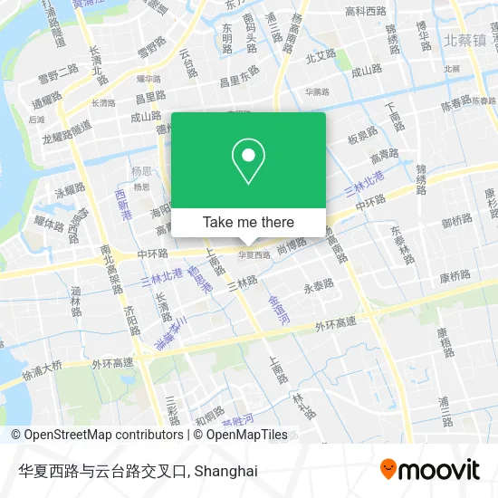 华夏西路与云台路交叉口 map