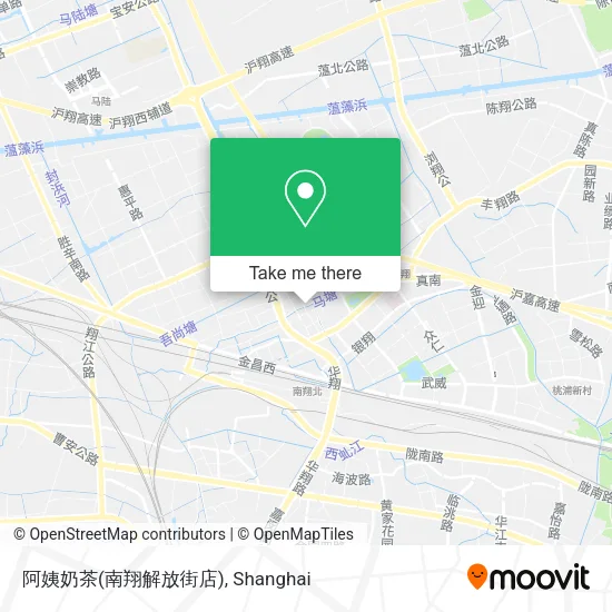 阿姨奶茶(南翔解放街店) map