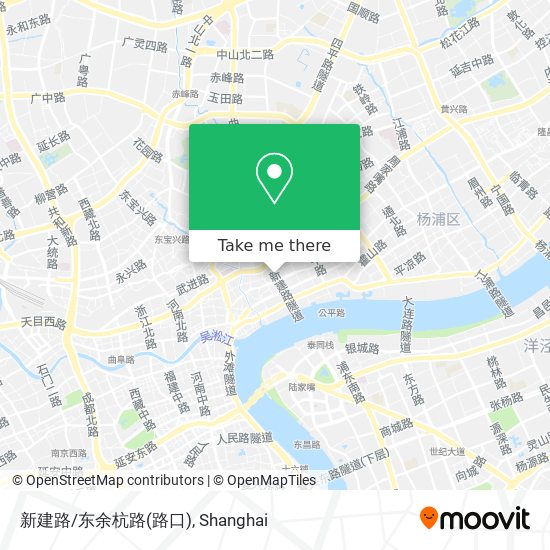 新建路/东余杭路(路口) map