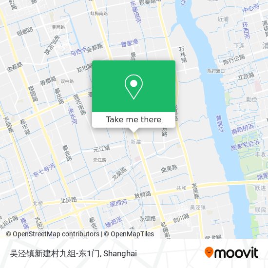 吴泾镇新建村九组-东1门 map