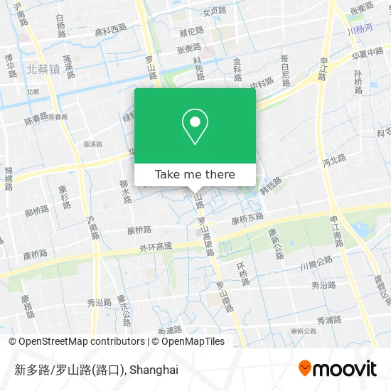 新多路/罗山路(路口) map