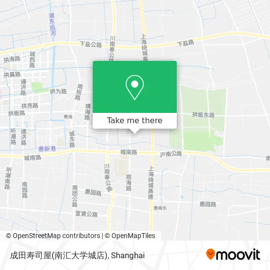 成田寿司屋(南汇大学城店) map