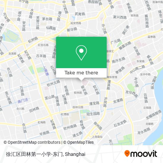 徐汇区田林第一小学-东门 map