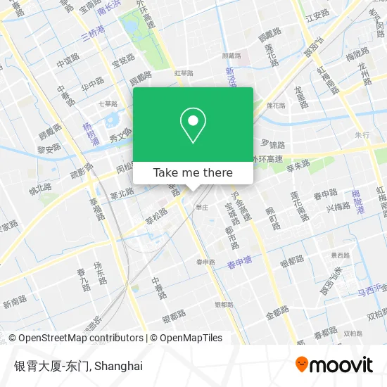 银霄大厦-东门 map