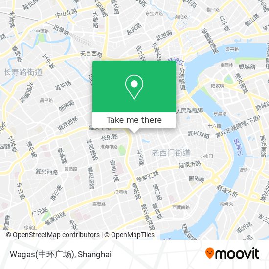 Wagas(中环广场) map