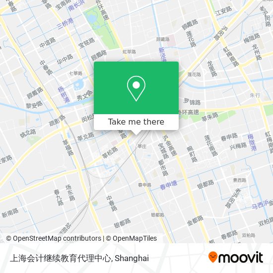 上海会计继续教育代理中心 map