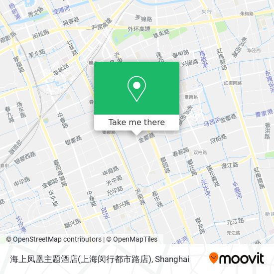海上凤凰主题酒店(上海闵行都市路店) map