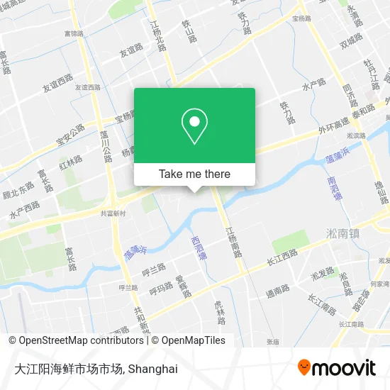 大江阳海鲜市场市场 map