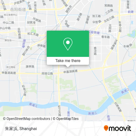 朱家浜 map