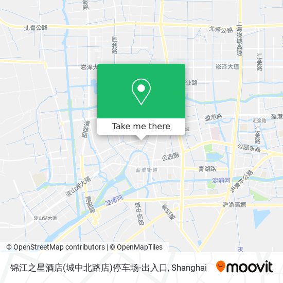 锦江之星酒店(城中北路店)停车场-出入口 map