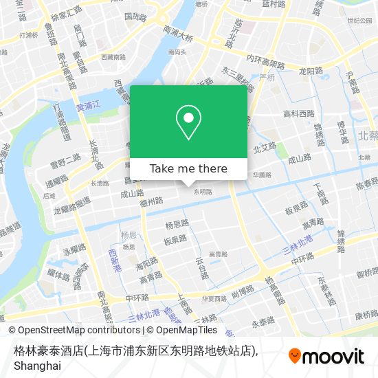 格林豪泰酒店(上海市浦东新区东明路地铁站店) map