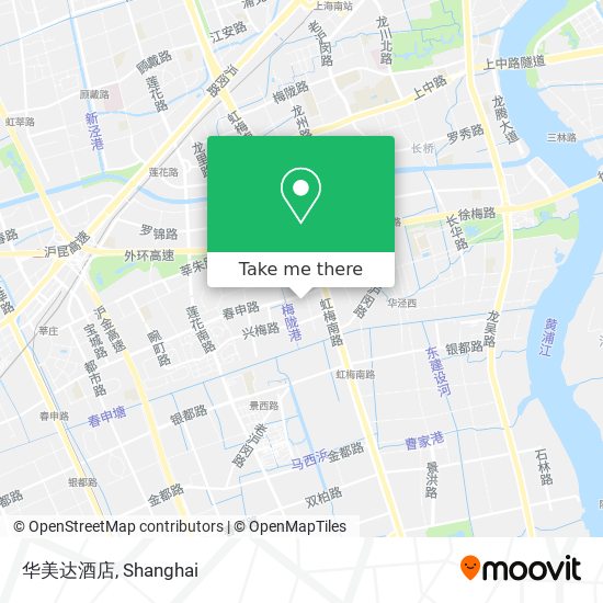 华美达酒店 map