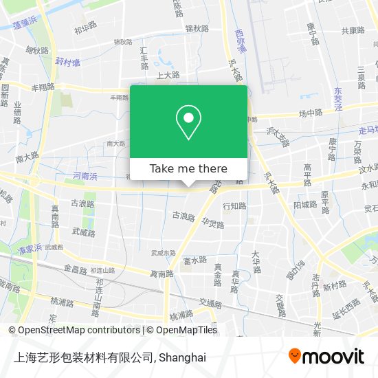 上海艺形包装材料有限公司 map