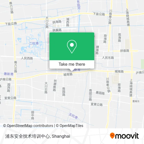 浦东安全技术培训中心 map