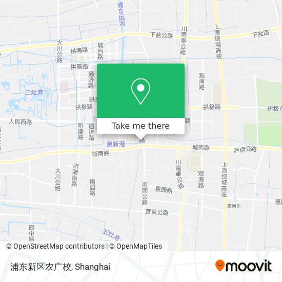 浦东新区农广校 map