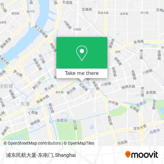 浦东民航大厦-东南门 map