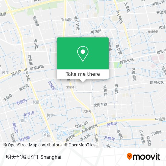 明天华城-北门 map