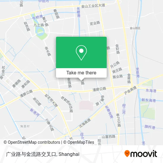 广业路与金流路交叉口 map