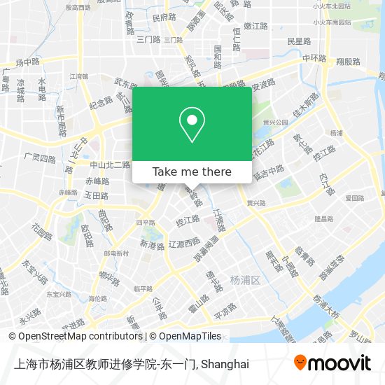 上海市杨浦区教师进修学院-东一门 map