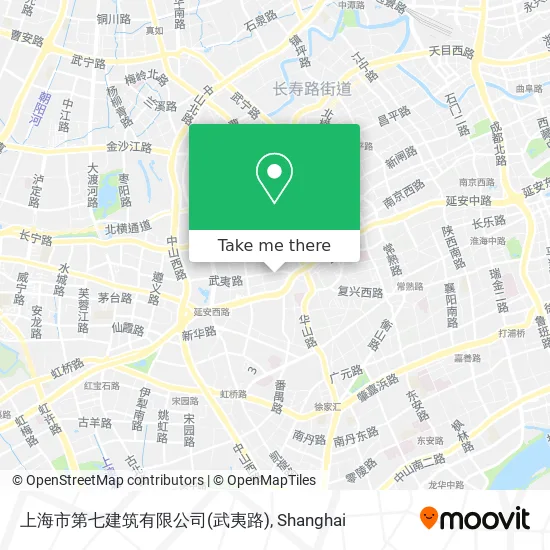 上海市第七建筑有限公司(武夷路) map