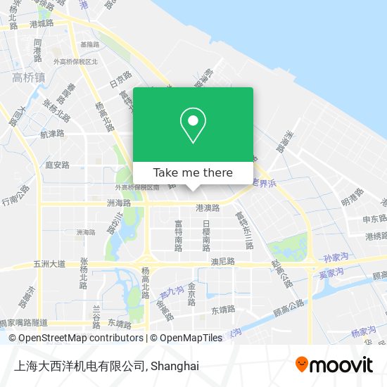 上海大西洋机电有限公司 map