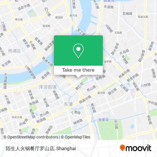 陌生人火锅餐厅罗山店 map