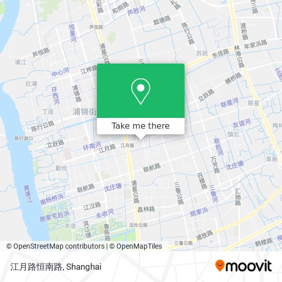 江月路恒南路 map