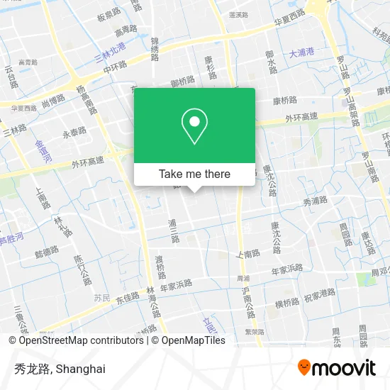 秀龙路 map