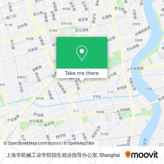 上海市机械工业学院招生就业指导办公室 map
